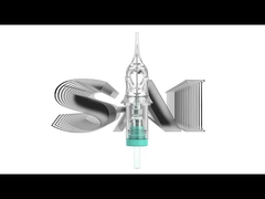 1 revestimiento redondo ((0,25 mm) SAI Cartuchos de maquillaje permanente Agujas 20 Pcs