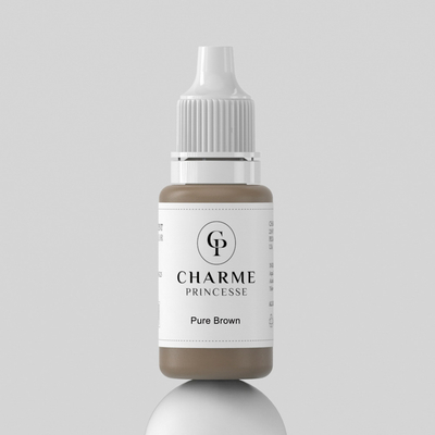 comprar Tinta de emulsión marrón puro 15 ml Pigmento cosmético para tatuajes Fabricación en línea