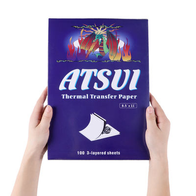 comprar Papel de transferencia de tatuajes de 100pcs tamaño A4 mejor papel de plantillas para tatuajes Fabricación en línea