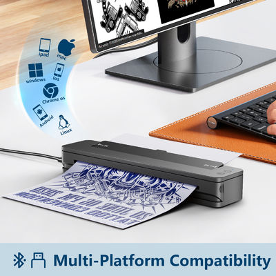 comprar CNC T106 P8011 Máquina de estencillas para tatuajes P8008 mejorando la mejor impresora térmica de tatuajes Fabricación en línea