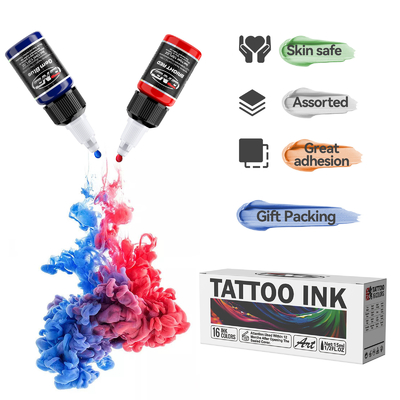 comprar 1/2 oz de tinta de tatuaje a prueba de agua a base de plantas Fabricación en línea