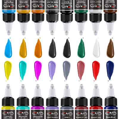comprar Tinta de tatuaje impermeable 1/2 oz Pigmentos para tatuajes para maquillaje permanente Fabricación en línea