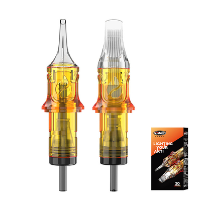 Aguja de tatuaje de acero inoxidable M1 20pcs Agujas Magnum rectas para tatuaje