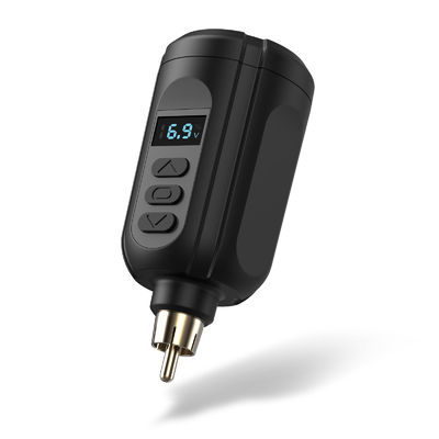 RCA 1500mah Fuente de alimentación inalámbrica para tatuajes 5V-12V Batería para lápiz de tatuaje