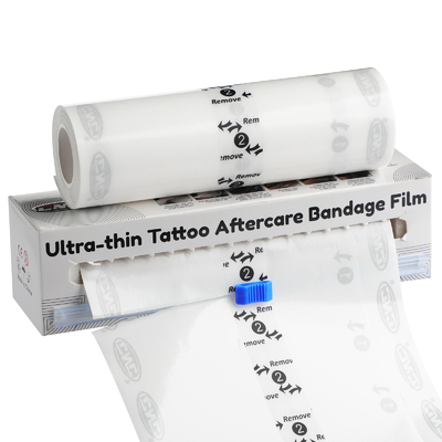 Cuidados posteriores de tatuajes CNC envoltura médica PU vendaje a prueba de agua para tatuajes