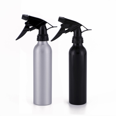 Botella de lavado de tatuajes de aluminio 250 ml Botella de spray para tatuajes Plata Negro