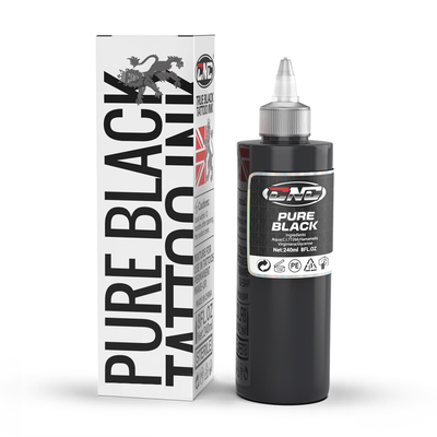240ML Tinta de tatuaje profesional negra Tinta de tatuaje de color Tinta para tatuaje