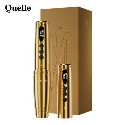 Máquina de tatuaje de maquillaje permanente con 2 baterías de pluma PMU Digital Eyebrow Wireless Pluma de tatuaje con golpe ajustable